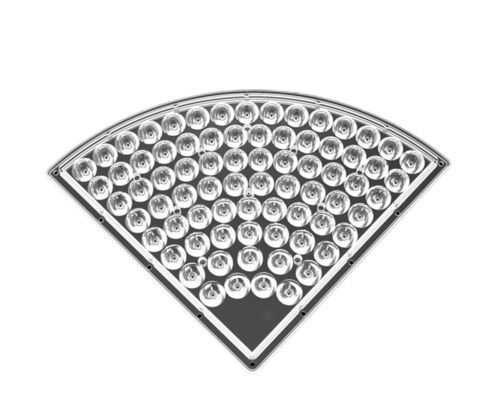 Lichte Lens 10 Graad 76 van de 3535 Parkvloed in 1 PC-Materiaal voor Stadion