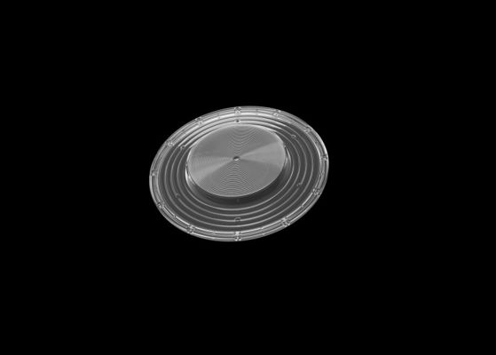 92% Efficiëntie Φ293mm 90 graden optische PC-Led-lens voor magazijnen Fabrieken Verlichting