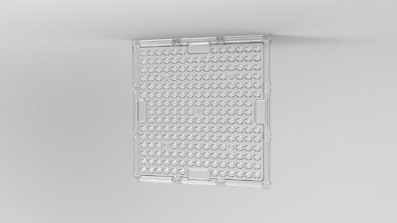Optische PC-LED-lenzen met 92% doorstraling, impactbestendig en UV-bestrijdend voor buitenverlichting