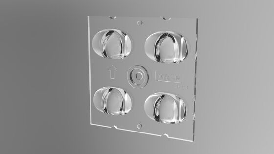 Aanpasbare 3030x4 LED-chips LED-lichtlens met T2M-B straalhoek voor buitenverlichting